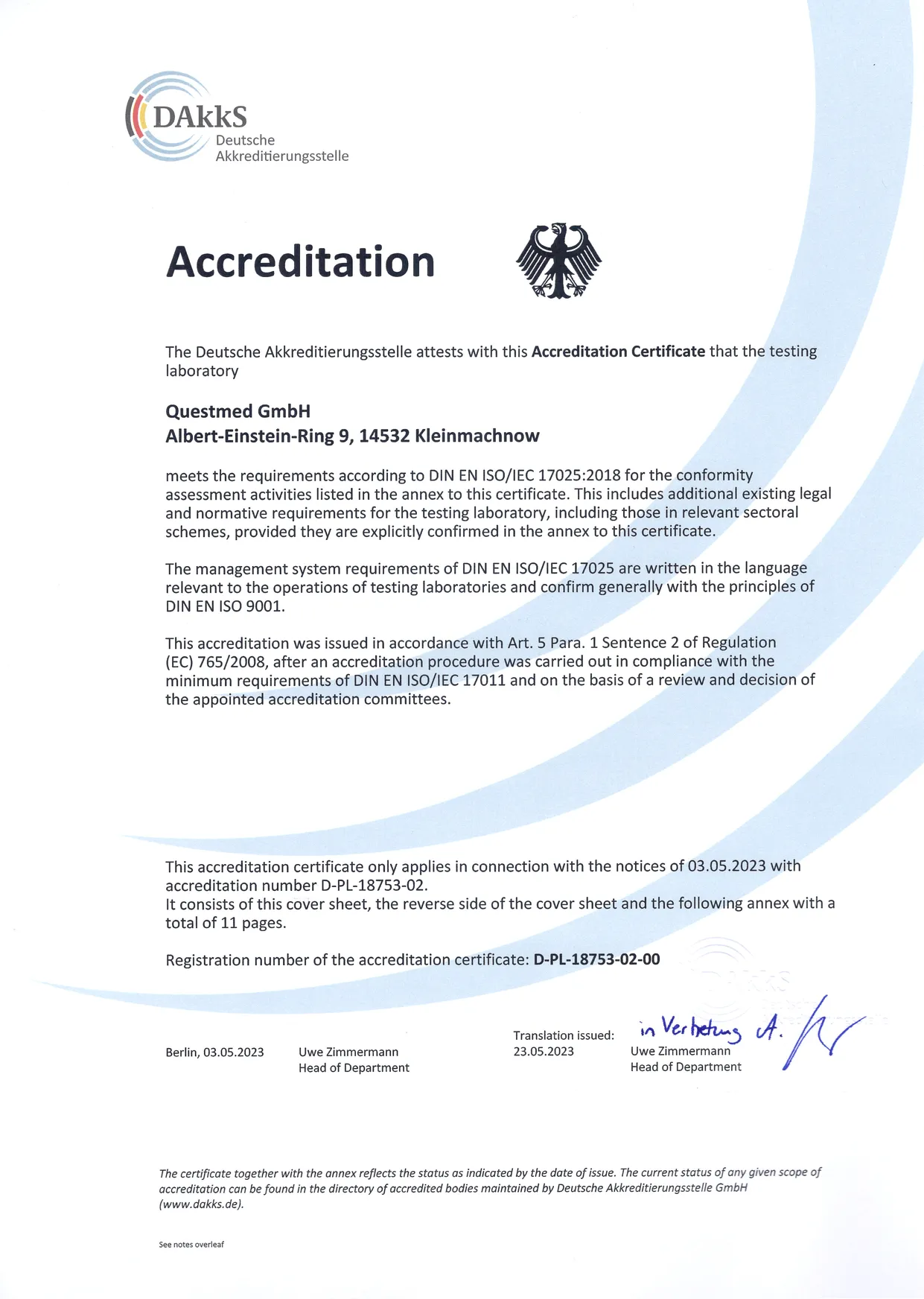 Questmed Accreditation