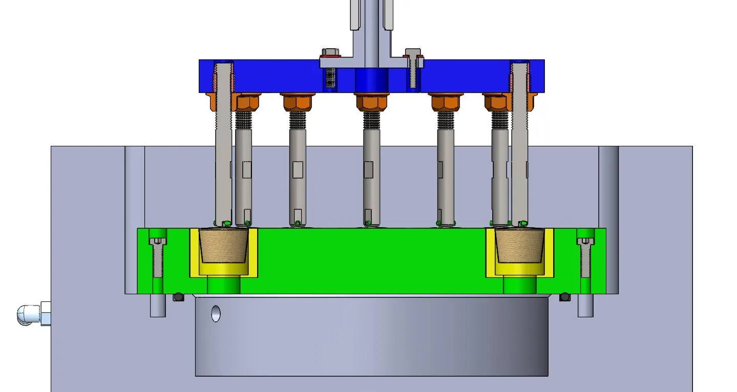 Occluder axial test principle